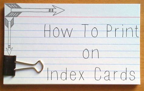 how to print on an index card: how does the printing process affect the durability of index cards?