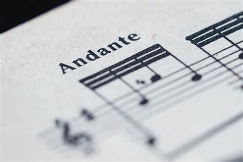 what does andante mean in music